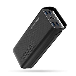 Bavin - Power Bank portátil con capacidad de 40,000 mAh, multi puertos de carga rápida de hasta 22.5W