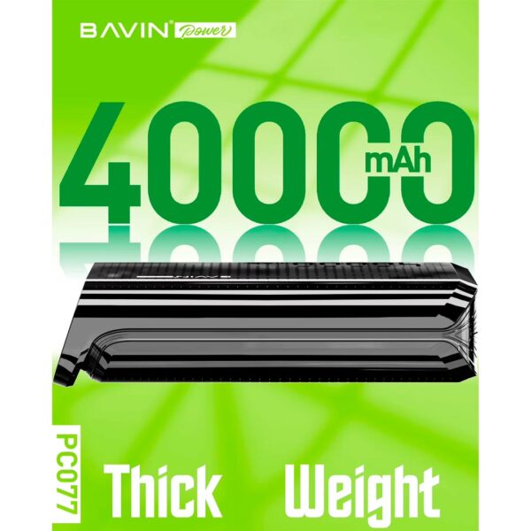 Bavin - Power Bank portátil con capacidad de 40,000 mAh, multi puertos de carga rápida de hasta 22.5W - Imagen 6