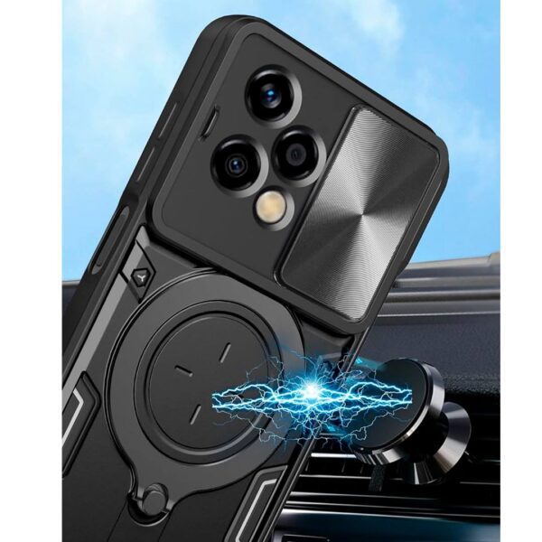 Honor 200 Lite- Protector resistente y fuerte con panel deslizante para cámara serie puritano - Imagen 7