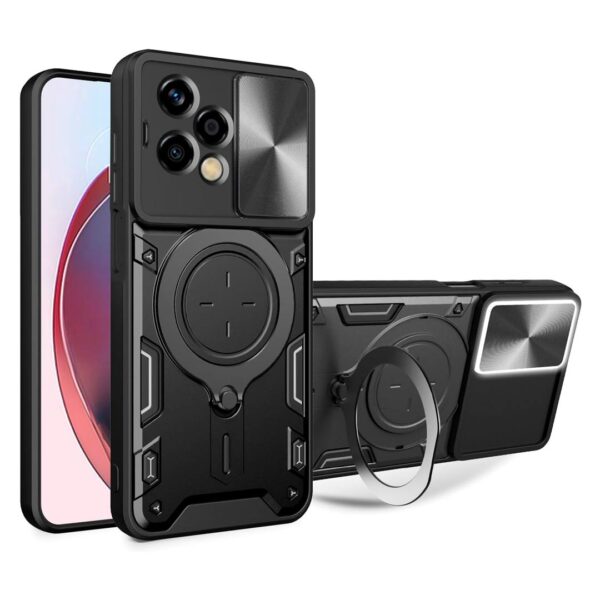 Honor 200 Lite- Protector resistente y fuerte con panel deslizante para cámara serie puritano - Imagen 2