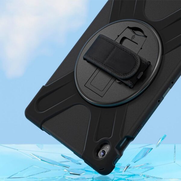 Samsung Tab S10 FE+ - Protector de alta resistencia con correa de mano, serie tractor - Imagen 4