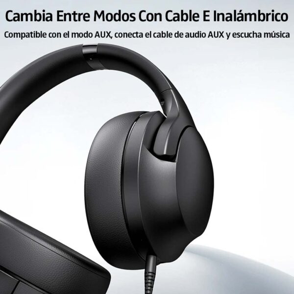 Usams UJ29 - Audífonos inalambricos con bloqueo de ruido exterior, gran capacidad de batería - Imagen 5