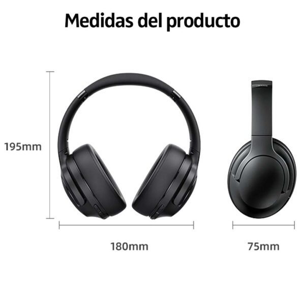 Usams UJ29 - Audífonos inalambricos con bloqueo de ruido exterior, gran capacidad de batería - Imagen 8