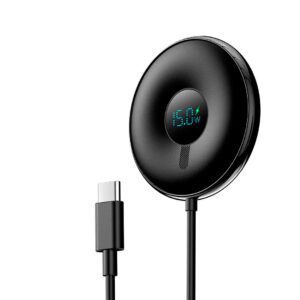 Essager - Cargador inalambrico de 15W, con pantalla digital