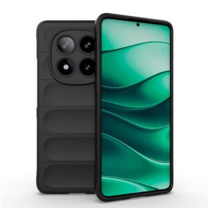 Redmi Note 14 Pro - Protector de goma suave textura antideslizante, aprueba de golpes serie maverick