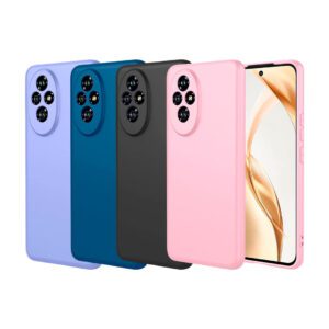 Honor 200 Pro - Protector de silicone suave, resistente a los golpes y caídas