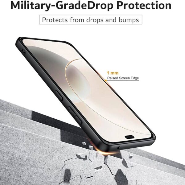 Honor 400 Lite - Protector de silicone suave, resistente a los golpes y caídas - Imagen 6