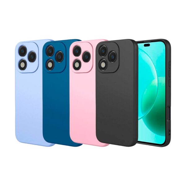 Honor 400 Lite - Protector de silicone suave, resistente a los golpes y caídas