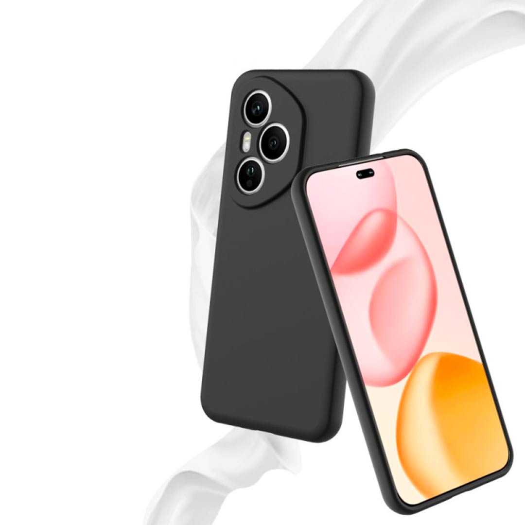 Funda ARMOUR Antigolpes Para Honor 400/400 Pro/400 Lite - Negra Traslúcida, Compatible Carga Inalámbrica